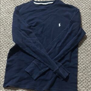 Polo by Ralph Lauren Men's Navy Long Sleeve Shirt